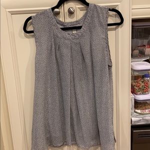 Dressy Black and white tank top